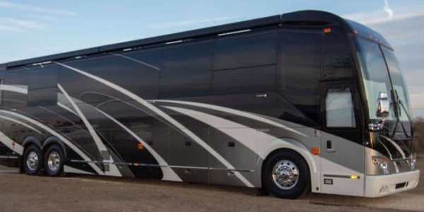 Charter Bus Wrapped with 3M Vinyl