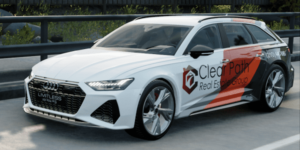 Clear Path Real Estate Car with Commercial Wrap