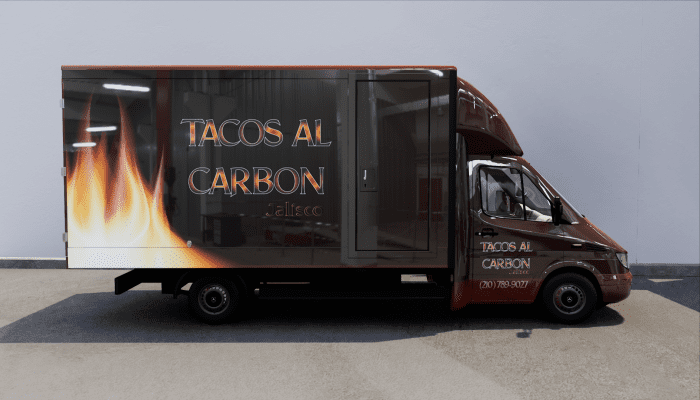 Food Truck Wrap in San Antonio, TX 