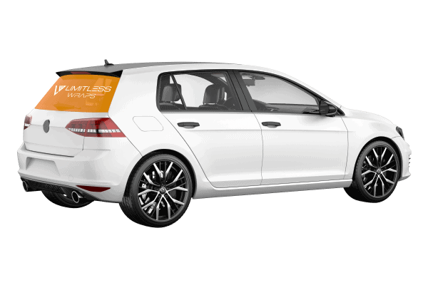 Limitless Wraps Hatchback White Pricing