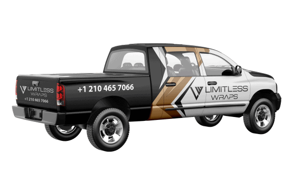 Limitless Wraps - Pickup Truck Partial Pricing