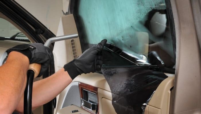 Removal of Car Window Tint on Yukon 
