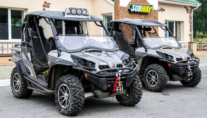 Two ATVs with Camo Wraps 1